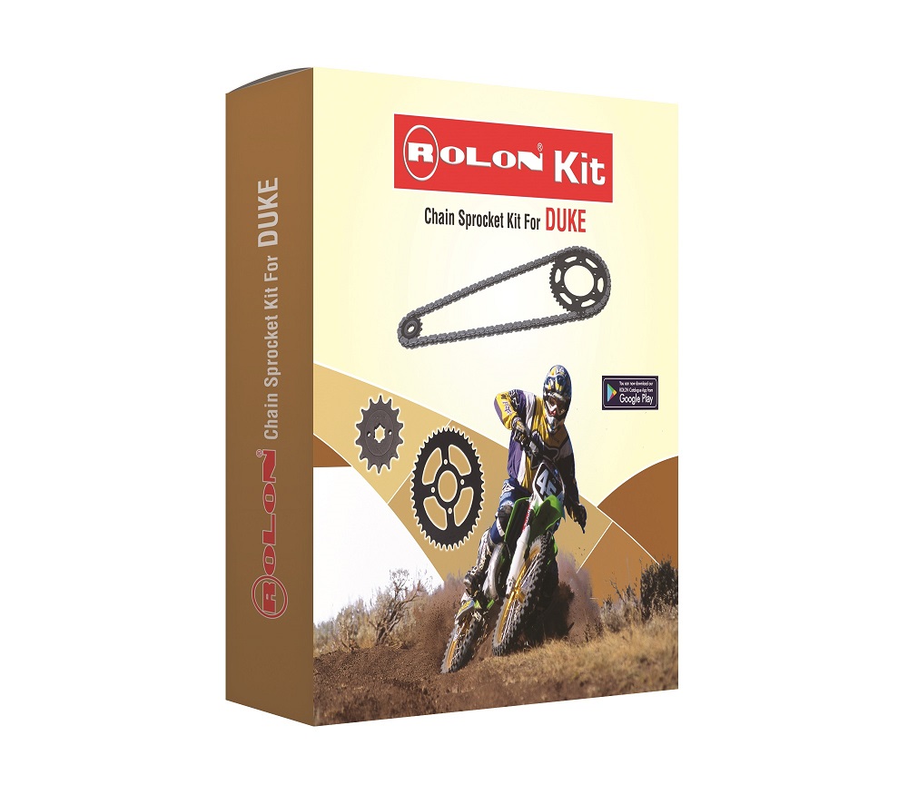 Chain and Sprocket kit for DUKE 200 (MAY 14 ONWARDS) - KIT HPXR 206